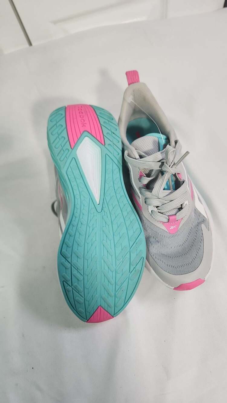 Reebok Verse Women's Training Running Shoes Grey Pink Aqua Size 7.5 - Picture 5 of 5